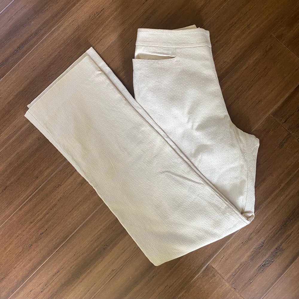 Max Mara Weekender Cream Printed Pants